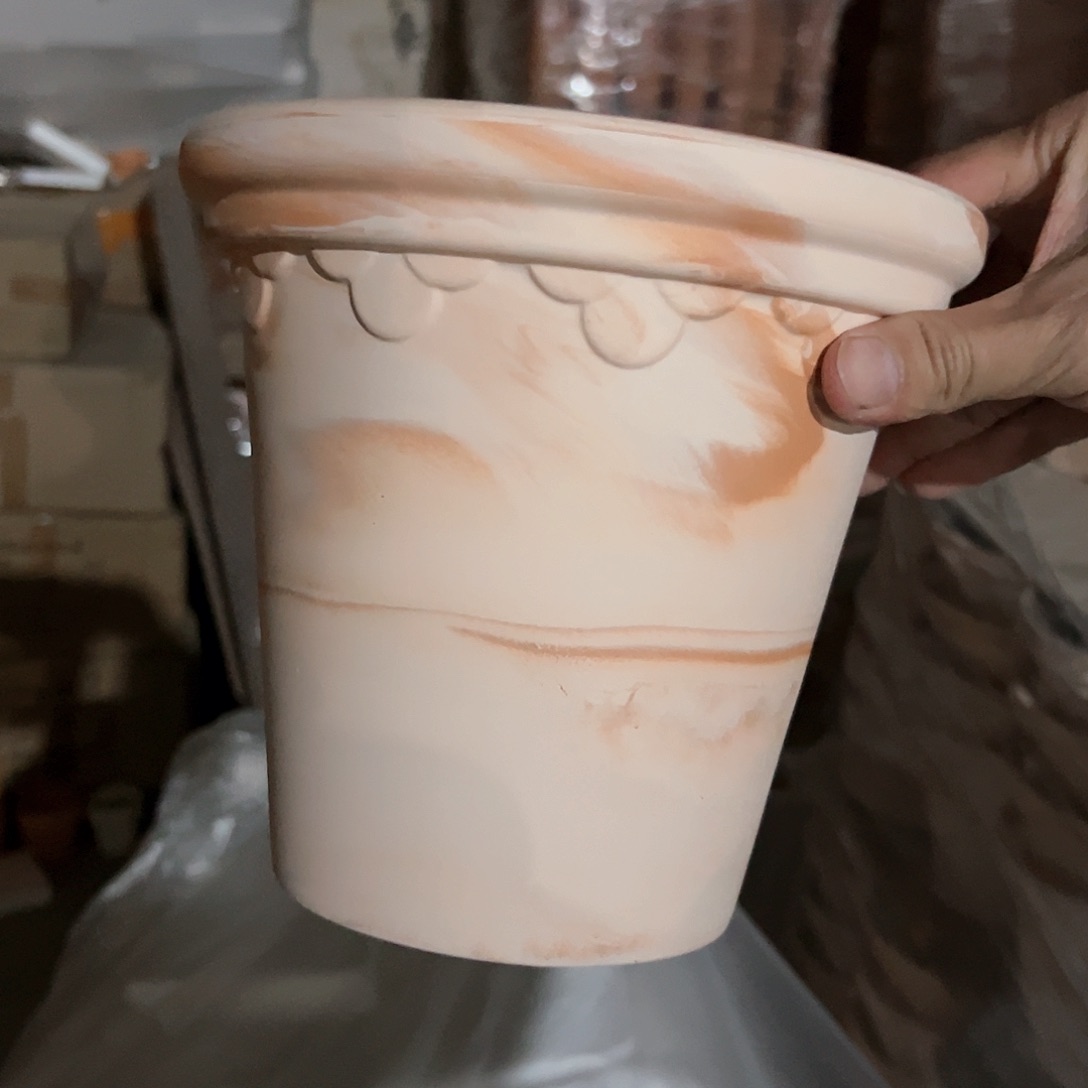 【闪购商品】红陶玛奇朵巴洛克20口19高1个【微瑕】