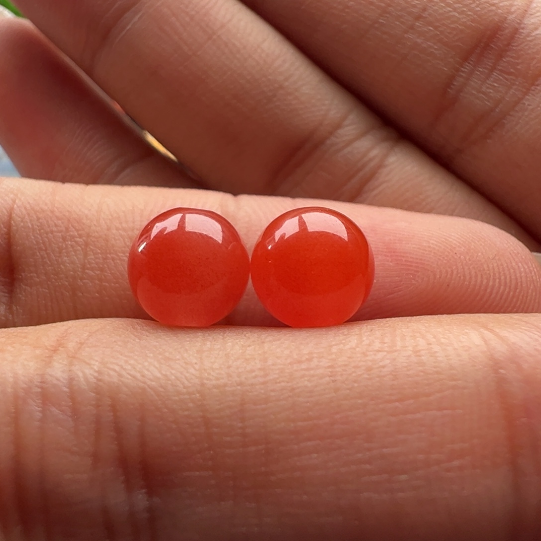 南红玛瑙未镶嵌圆珠8.1