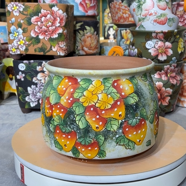 红陶景德镇艺术手绘作品