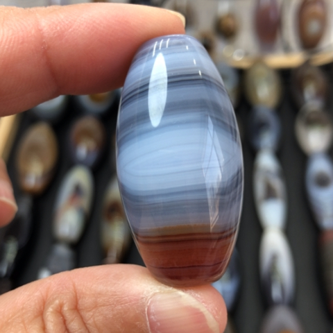 玛瑙/玉髓未镶嵌吊坠(不含链)