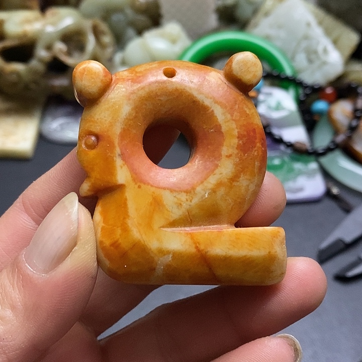 吊坠白玉菩提挂件