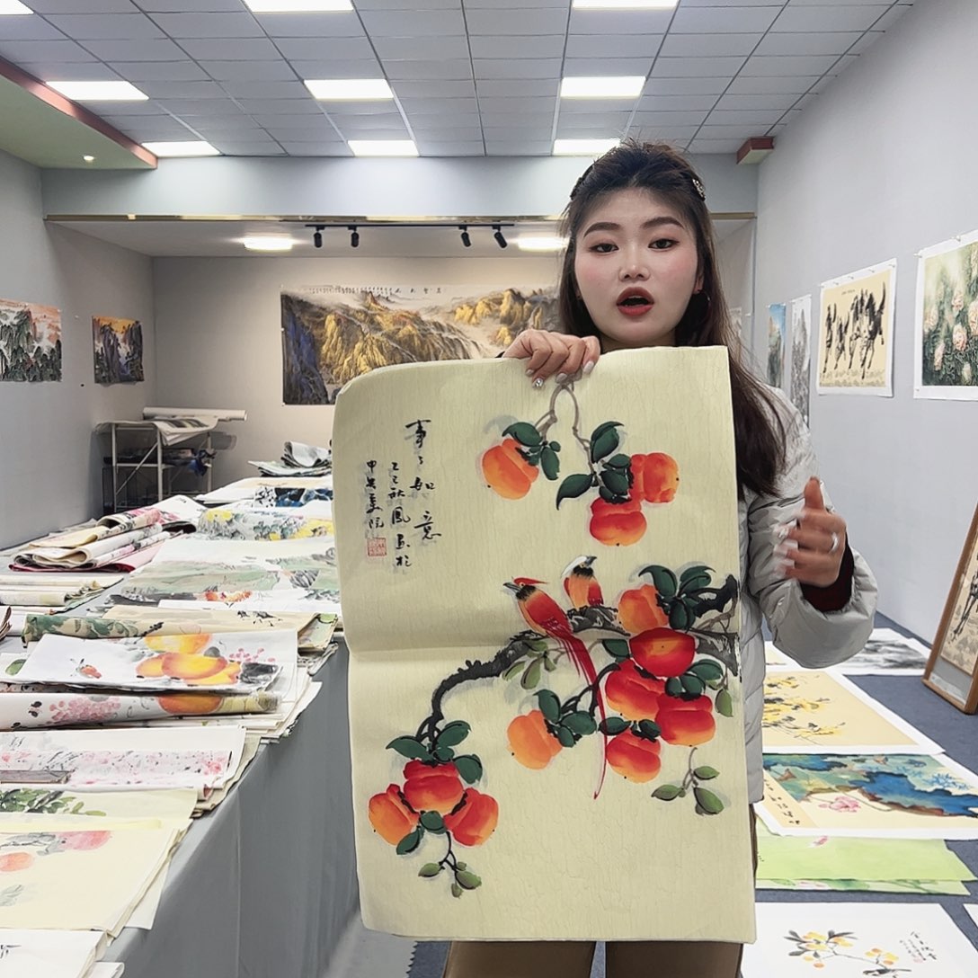 国画国画作品宣纸纯手绘