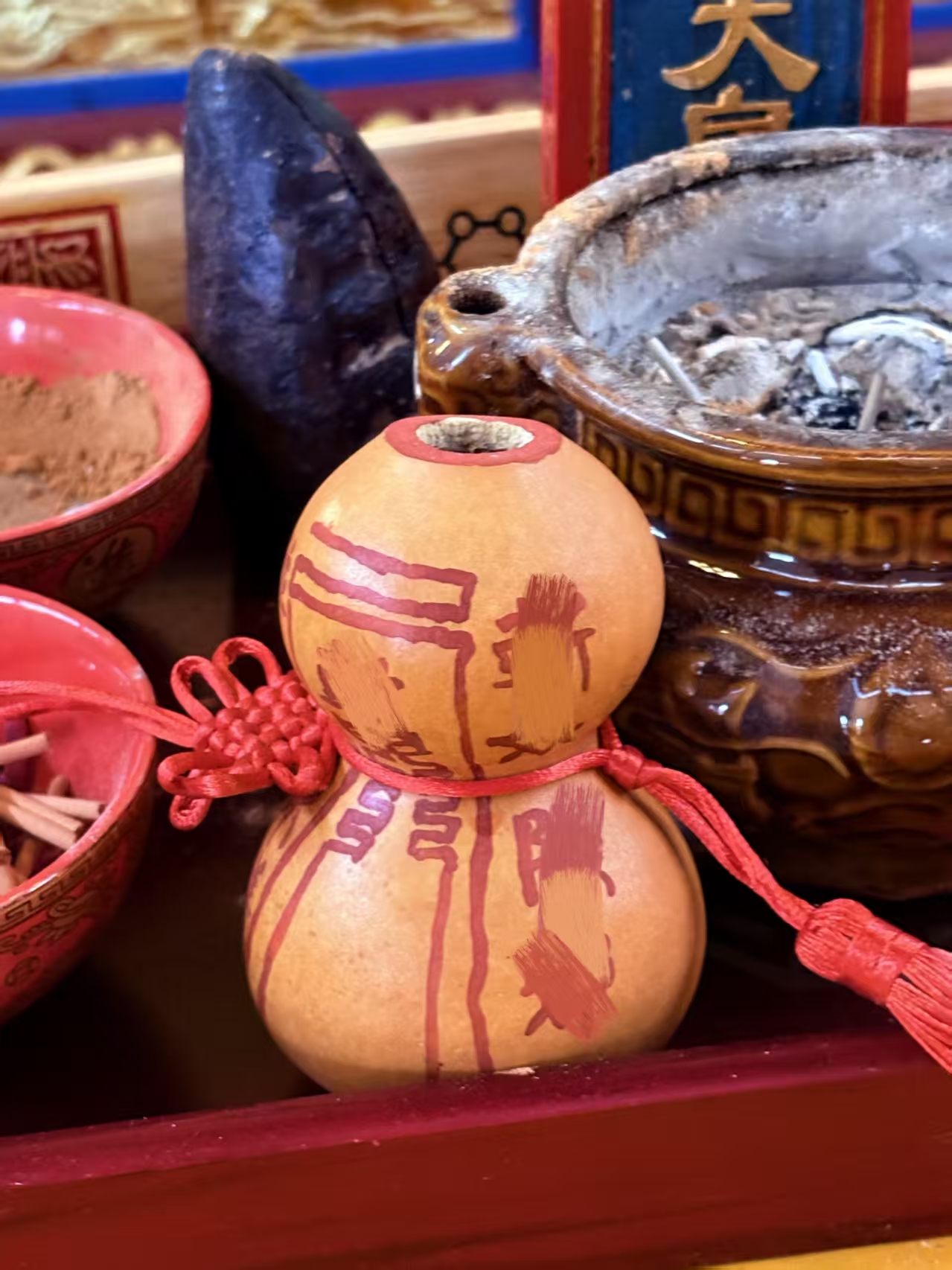 【心一亲制】天然手工制作开口福禄摆件挂件