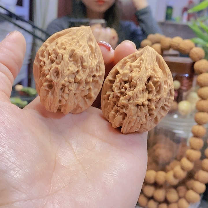 【闪购商品】文玩核桃把件40.5鸡心