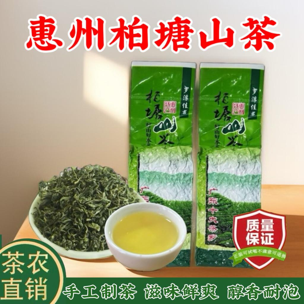 柏塘山茶广东博罗特产柏塘绿茶惠州山茶手工制作正宗柏塘山茶