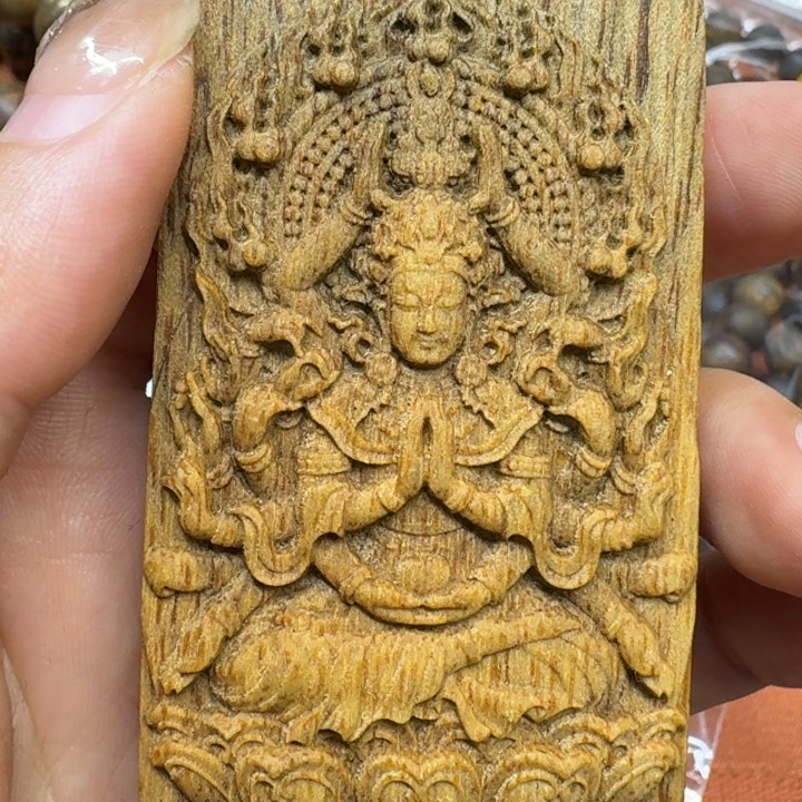 沉香吊坠馨安居沉香定制款