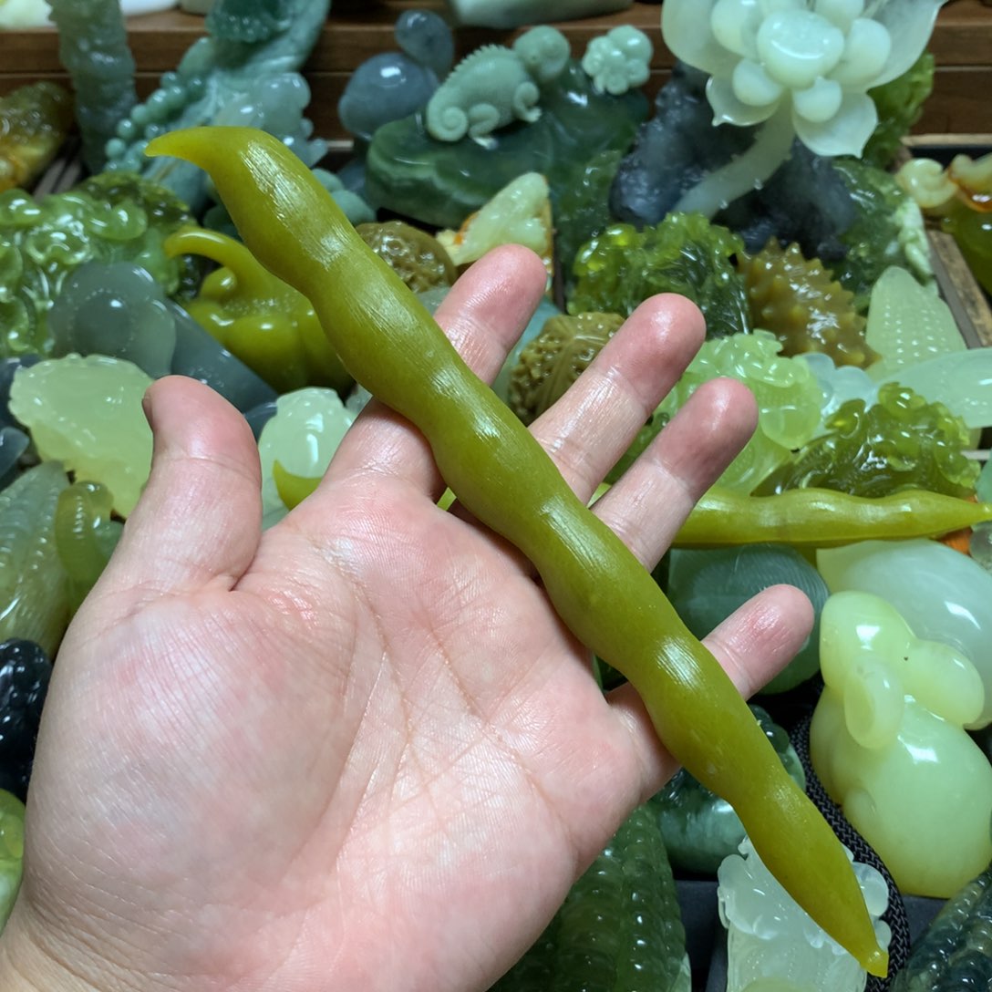 岫玉手把未镶嵌手把