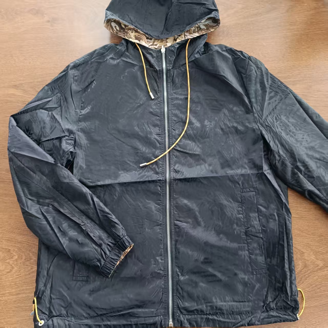 F秋季连帽夹克春季百搭休闲时尚春秋男字母印花（卡码拍小）