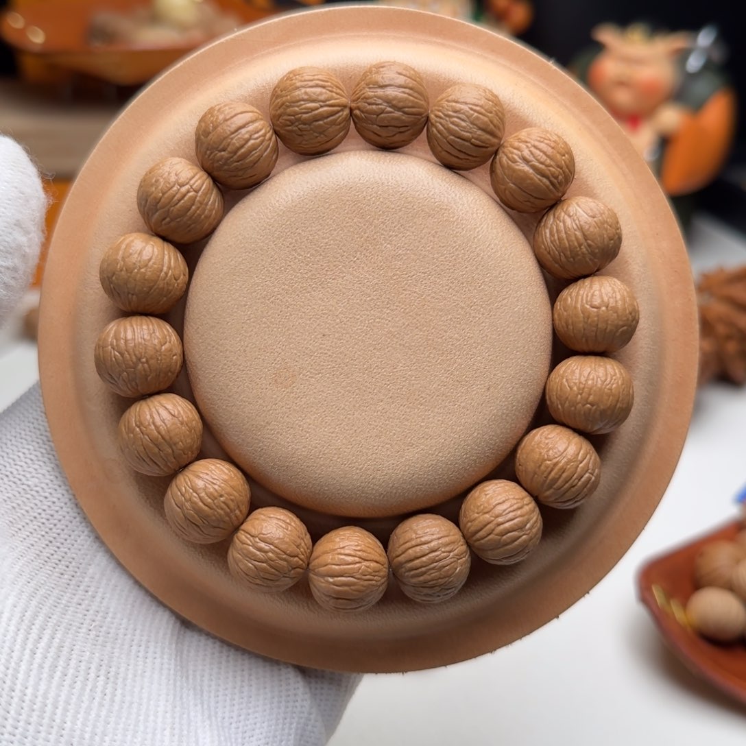 猴头核桃手串13磨盘凤羽猴头核桃手串