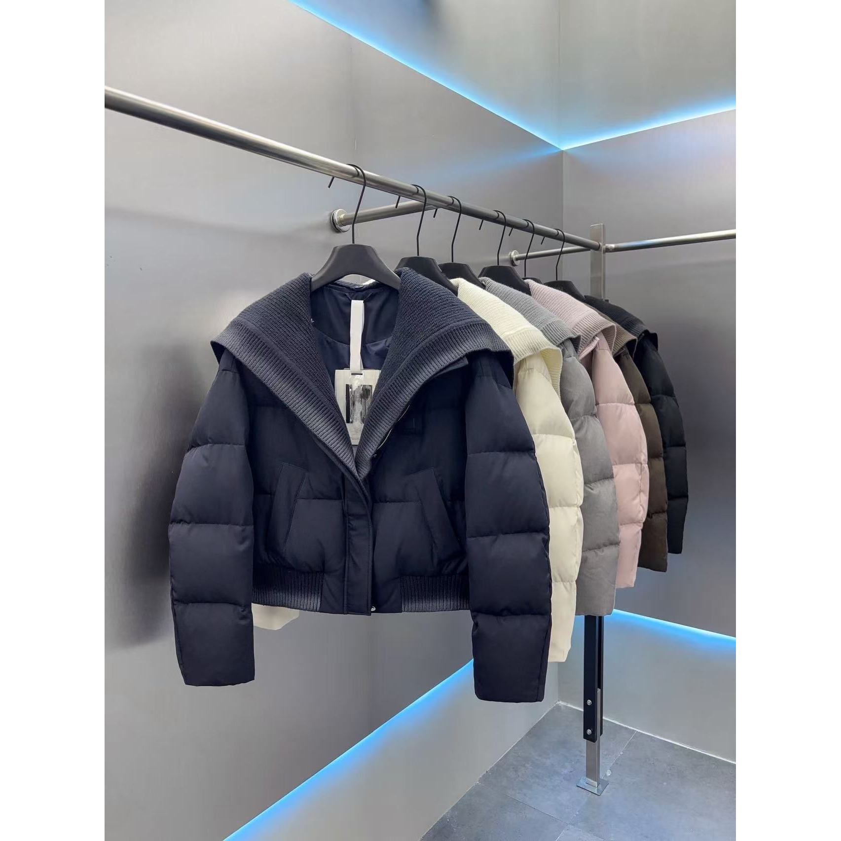 『羽绒服S』设计显瘦百搭时尚羽绒服8005