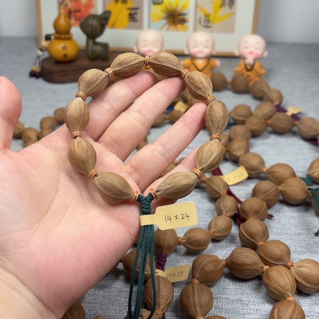 小***希橄榄核手串梅林铁核14.24橄榄核