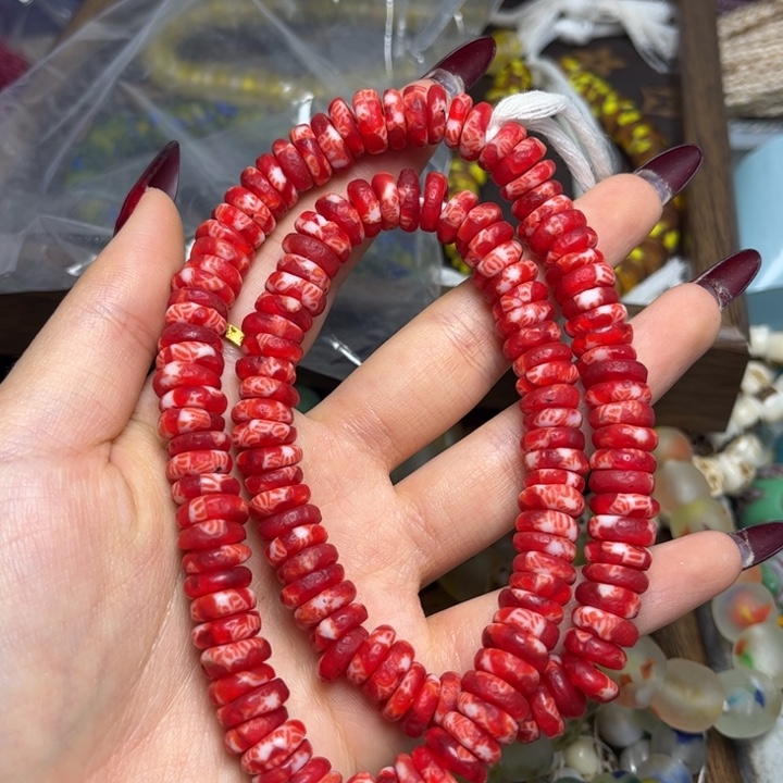 玻璃颈饰9412 甜甜圈一条