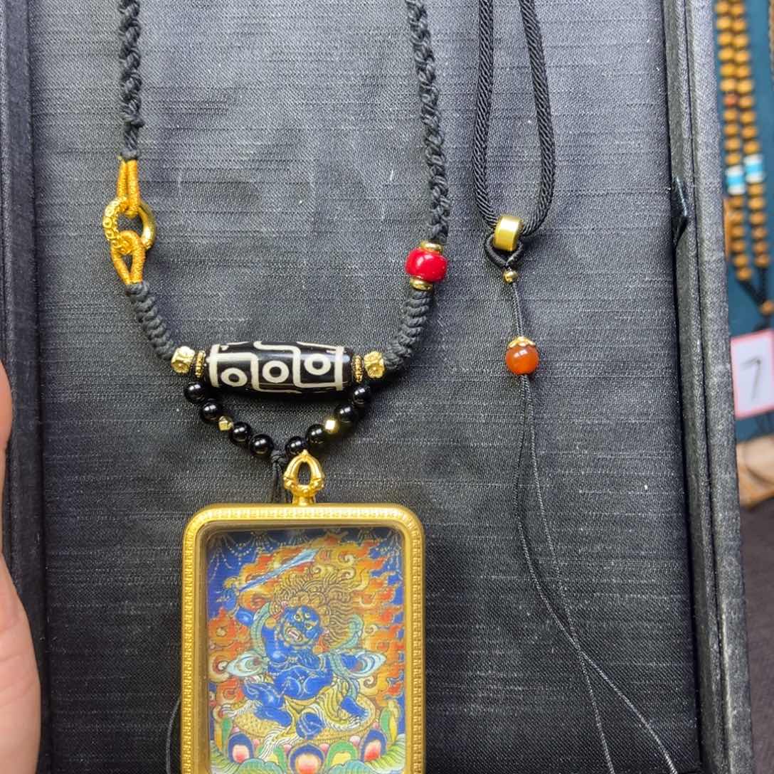 四***杭吊坠美丽的唐卡结缘