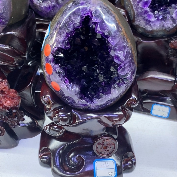 紫晶摆件未镶嵌莹