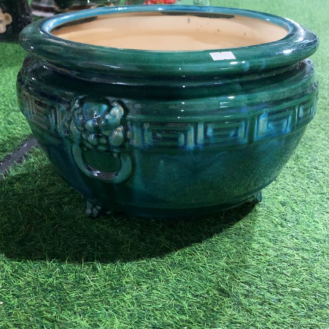 恩***高温粗陶石湾花盆