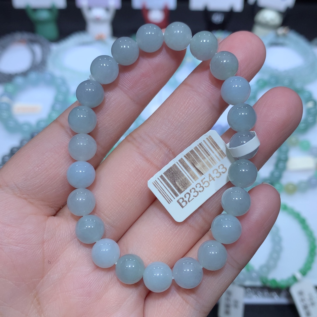 翡翠未镶嵌手串天然