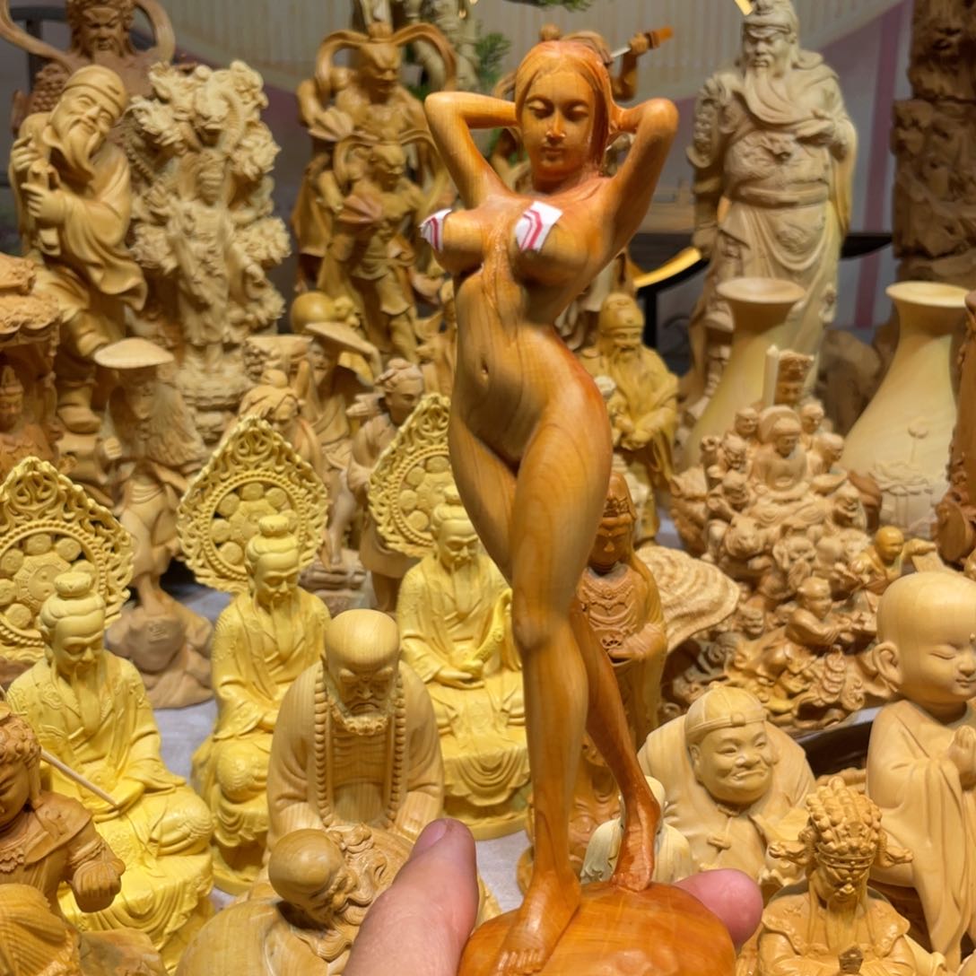 柏木（崖柏）崖柏美女小瑕疵