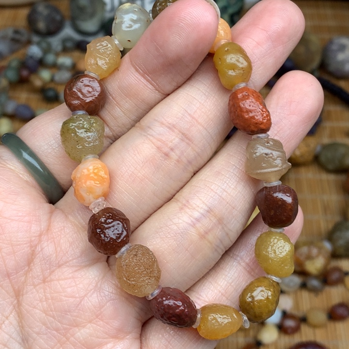 玛瑙/玉髓珠宝半成品未镶嵌心**会