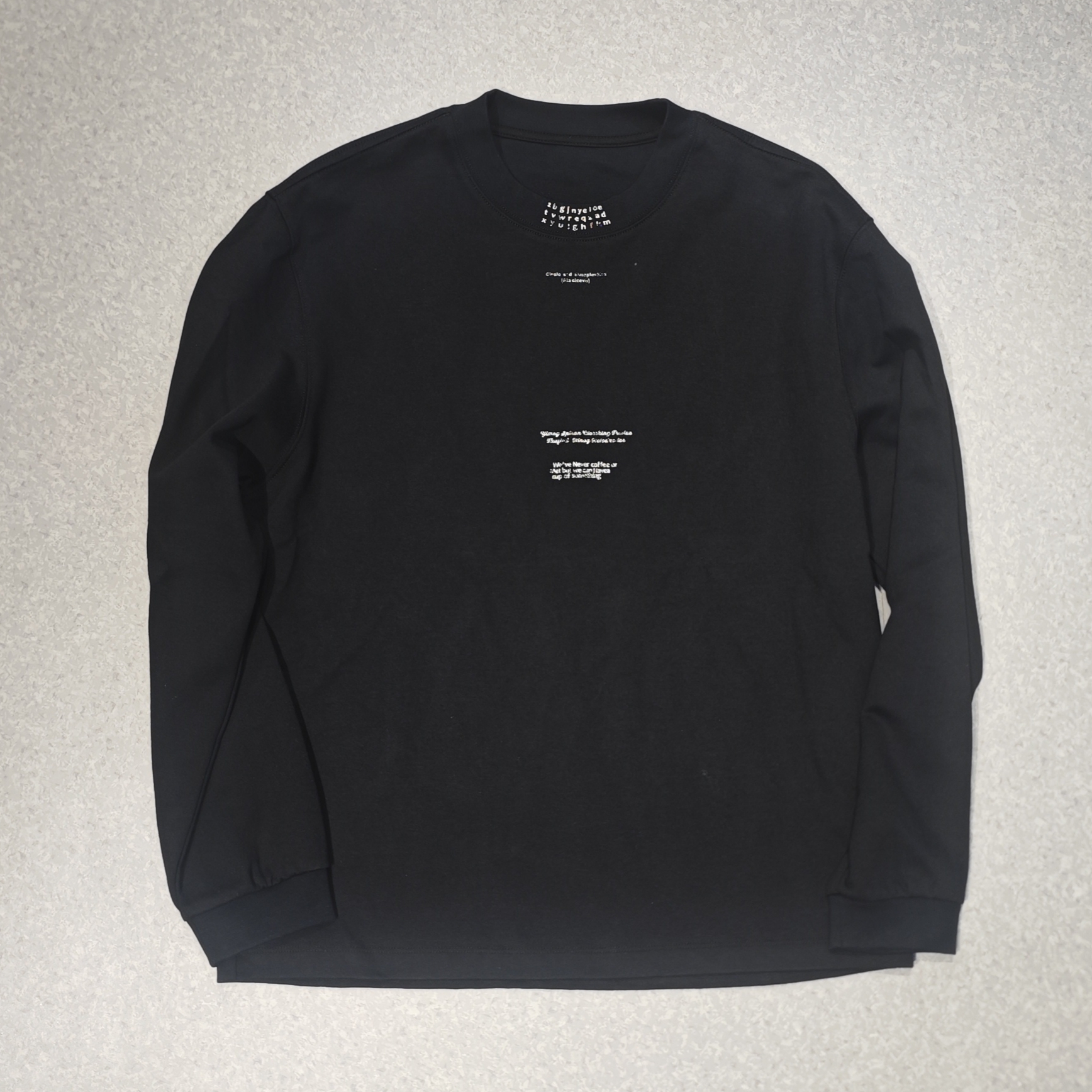 长袖T恤6621男女同款中性风圆领休闲打底内搭秋冬简约新款上衣