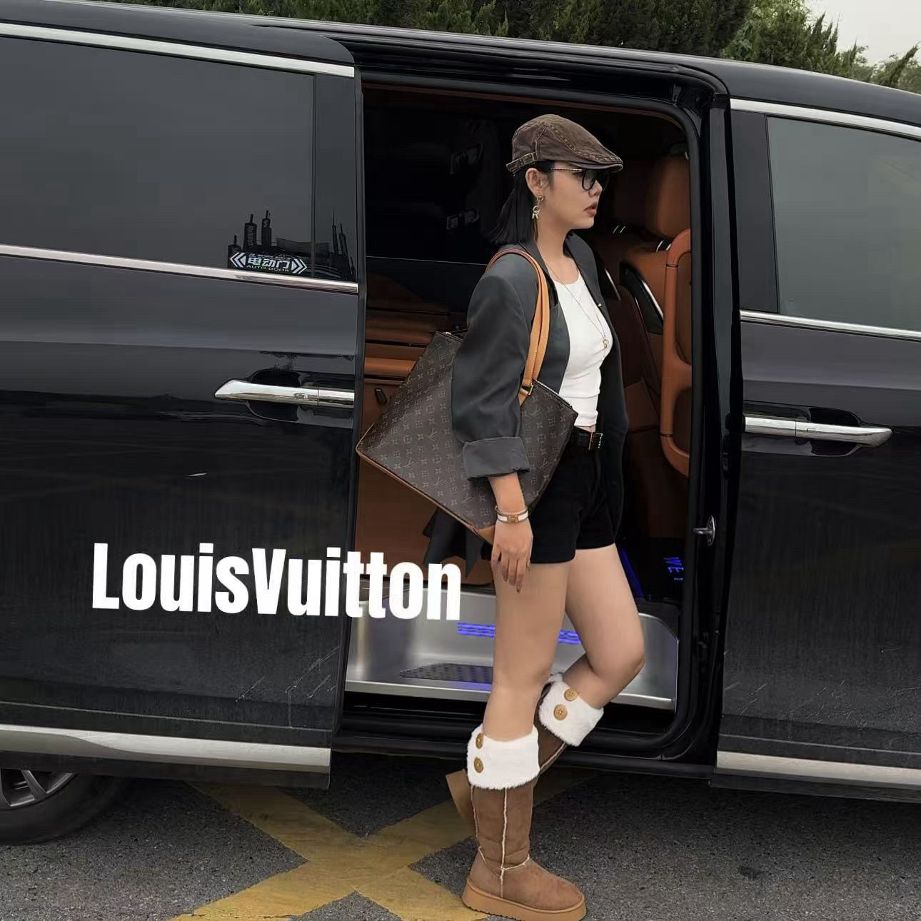 修复品8615274/LouisVuitton/路易威登老花中号钢琴包