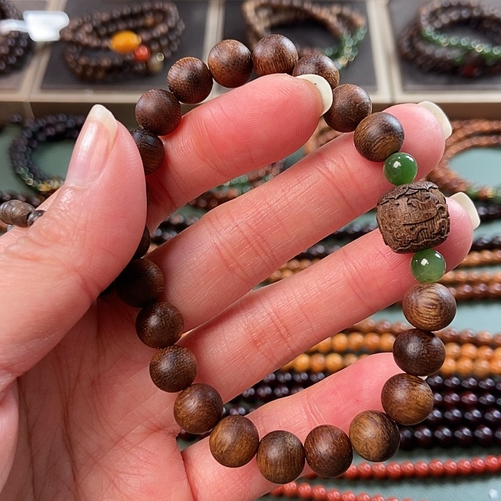 沉香手串0.8红土沉香手串