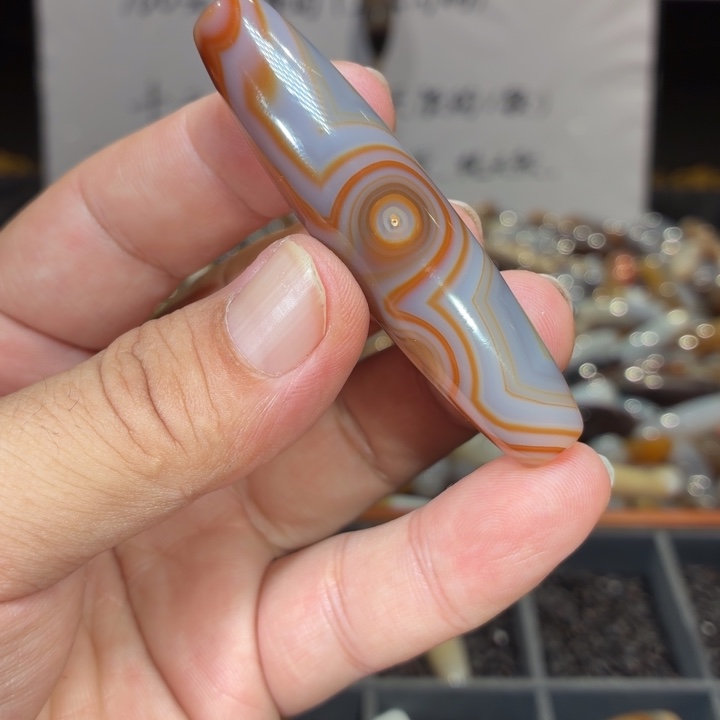 玛瑙/玉髓散珠_HEIMORI 天然天珠