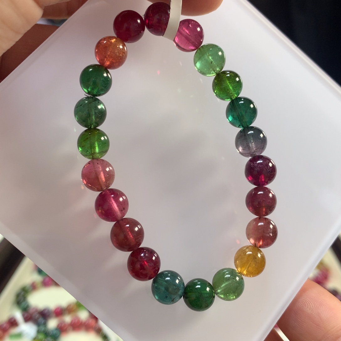 手链碧玺未镶嵌8.6左右