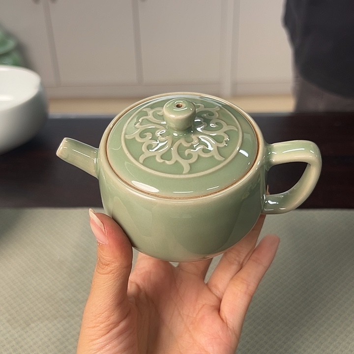 龙泉云间青瓷小米茶器