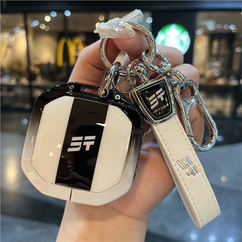 适用于25款捷途自由者汽车钥匙套征服探索专用遥控包金属渐变壳扣