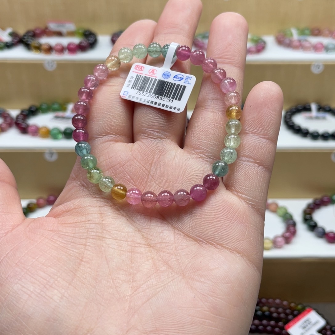 碧玺手串未镶嵌5.5mmmmmmmmmmmmmmmmmm