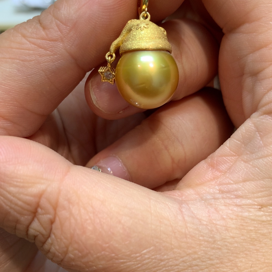 海水珍珠颈饰银S925镶嵌