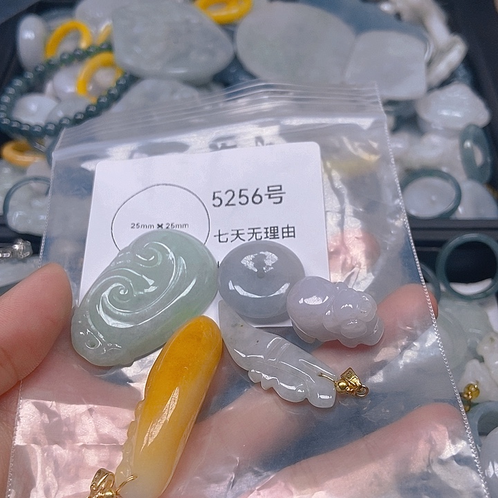 颈饰未镶嵌翡翠挂件