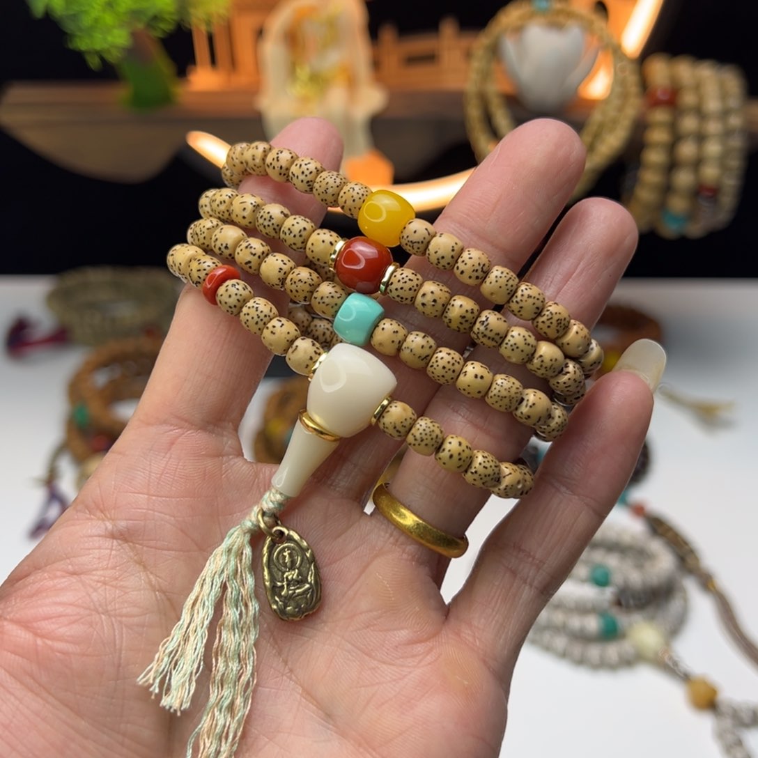 星月菩提吊坠无*星月菩提