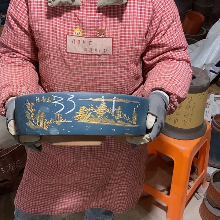 紫砂花盆紫砂花盆