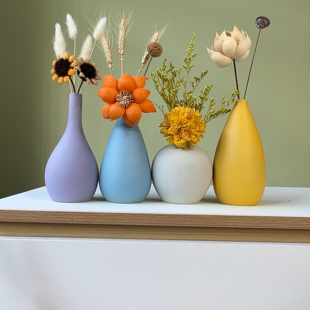 陶瓷花瓶陶瓷花瓶带花高度20-30厘米左右