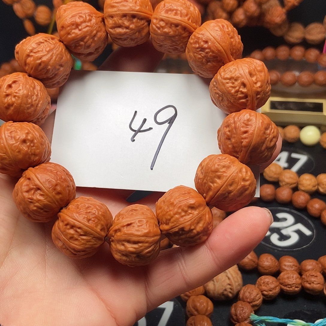 文玩核桃吊坠方墩么盘24