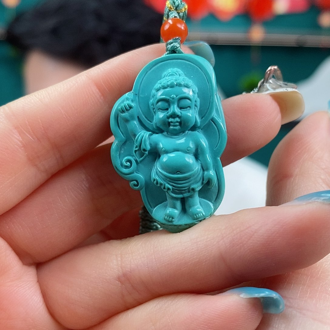 绿松石珠宝奇石未镶嵌