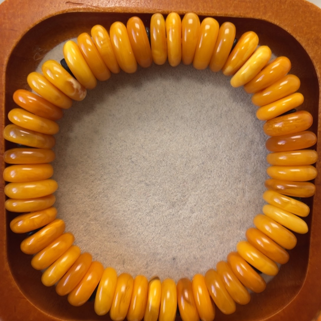 蜜蜡未镶嵌手链蜜蜡