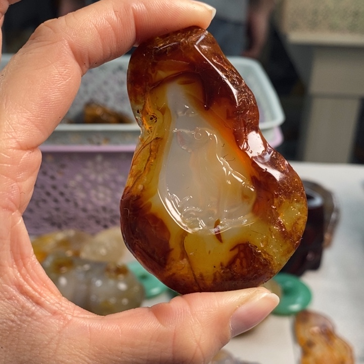 玛瑙/玉髓吊坠(不含链)未镶嵌