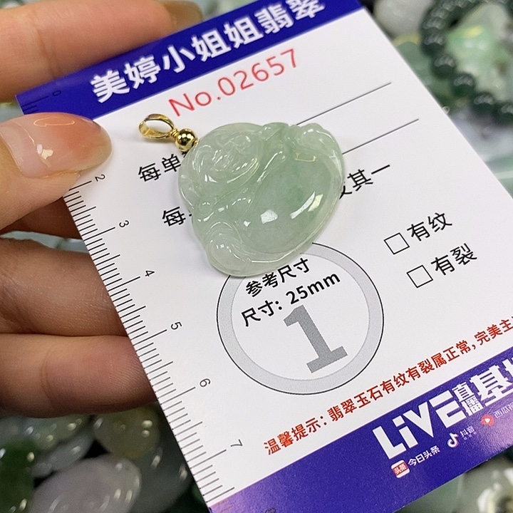翡翠未镶嵌颈饰翡翠