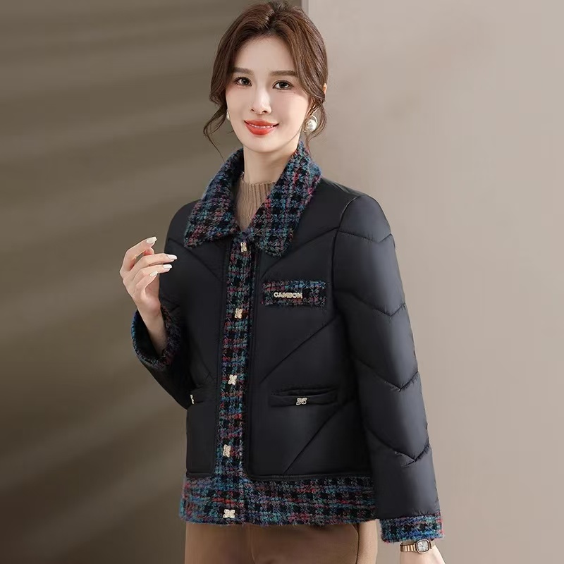 小香风羽绒服女2024冬季新款气质显瘦外套短款时尚百搭