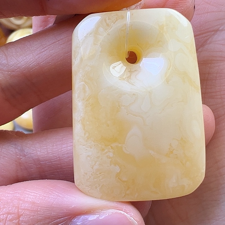 蜜蜡颈饰未镶嵌蜜蜡