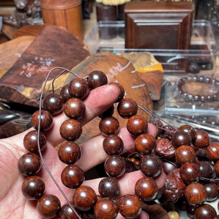 小叶紫檀手串/手链1.5的36粒