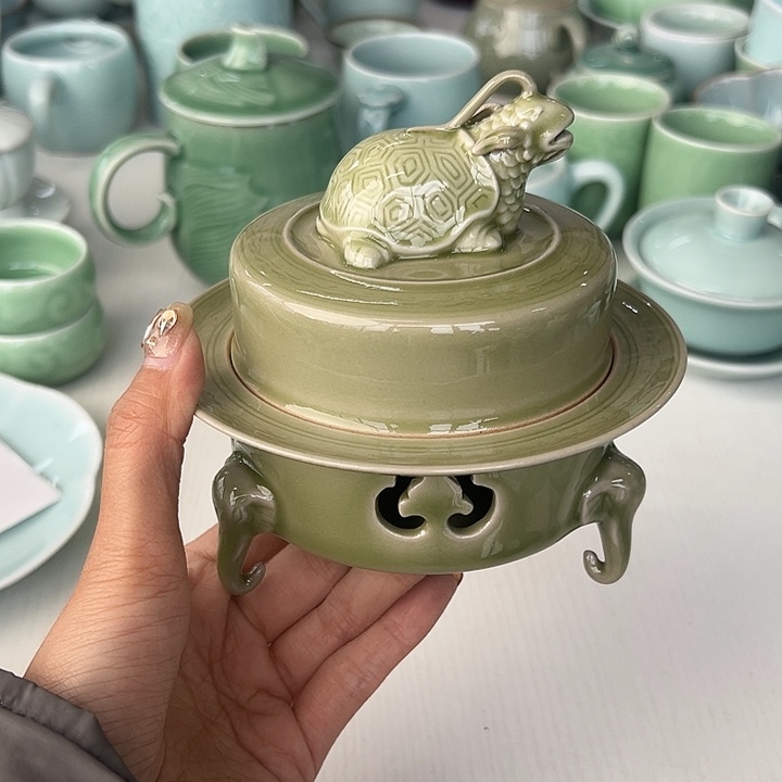 小米茶器龙泉青瓷