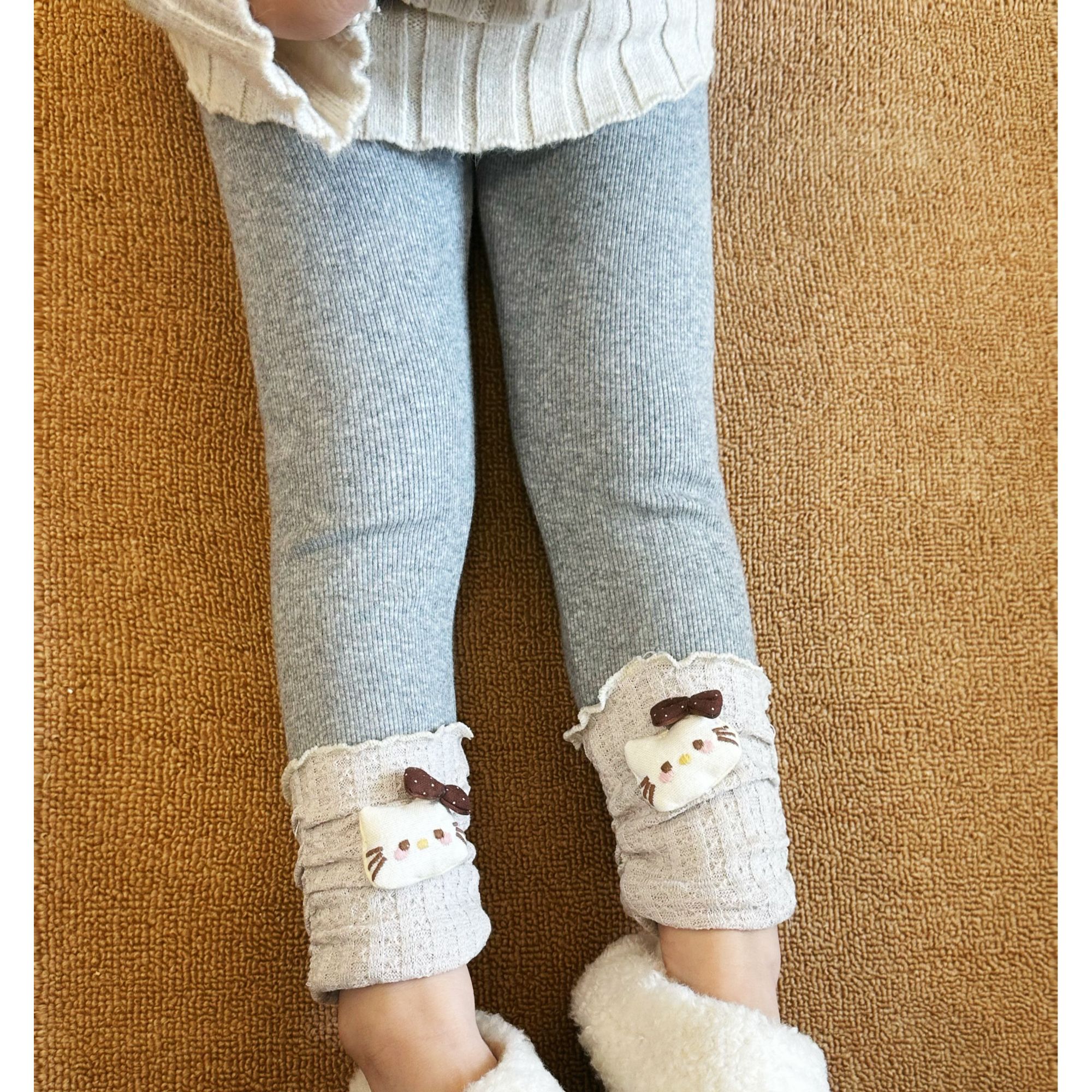 女童裤子秋冬款2025新款洋气宝宝春秋冬款加绒加厚女孩长裤打底裤