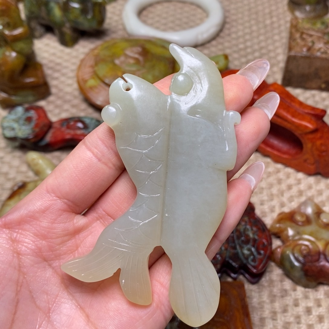 白玉菩提吊坠白玉菩提白玉菩提摆件