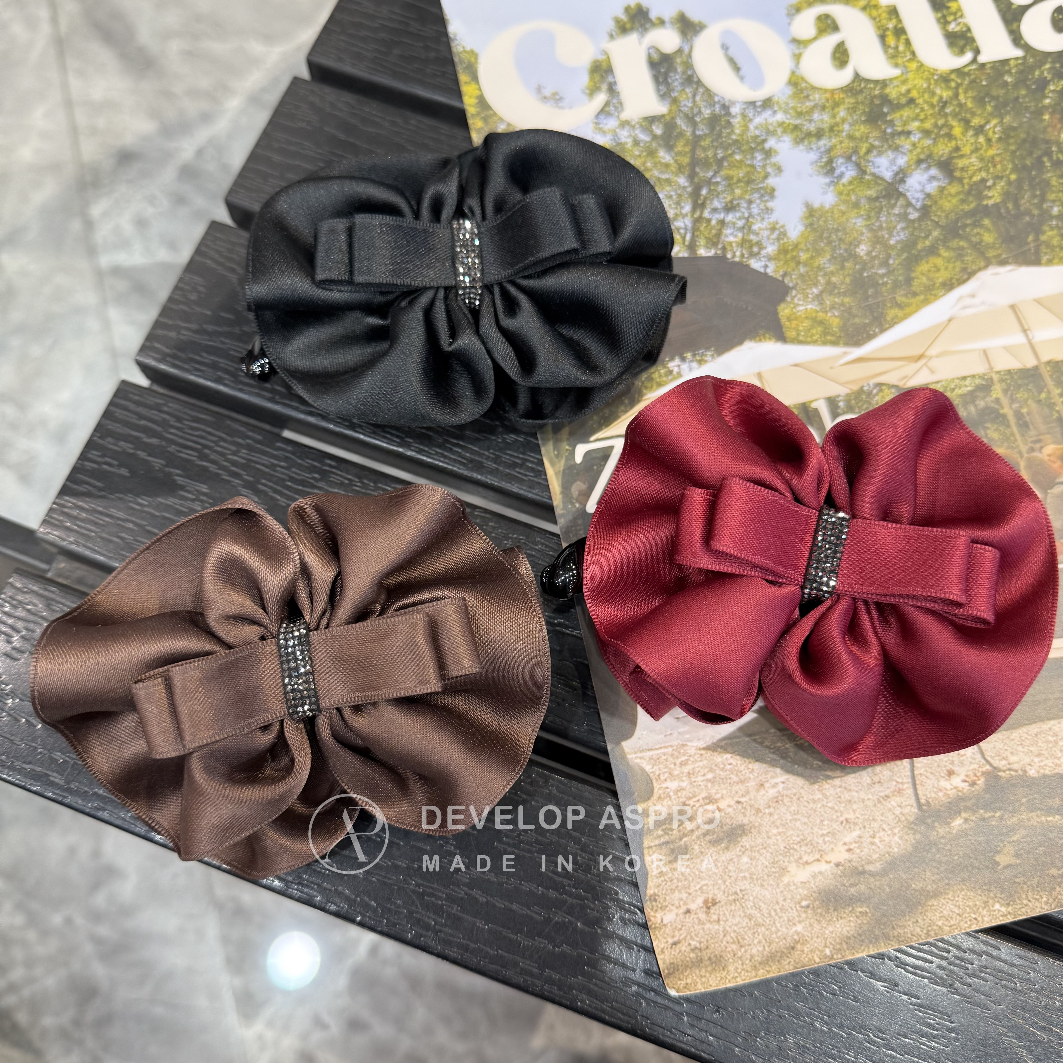 韩国新款上新发夹正品爆款减龄洋气香蕉夹XP112