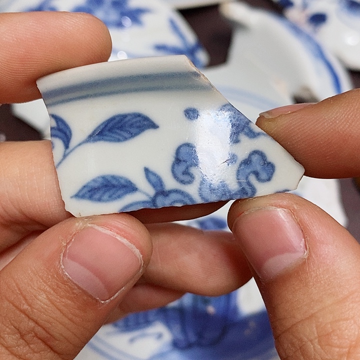 金铜精品瓷片标本学习