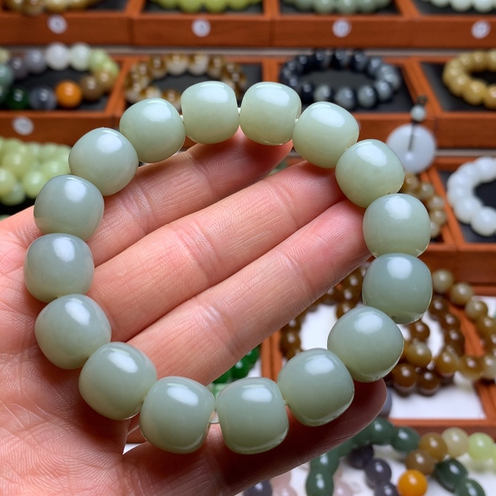 和田玉手串未镶嵌