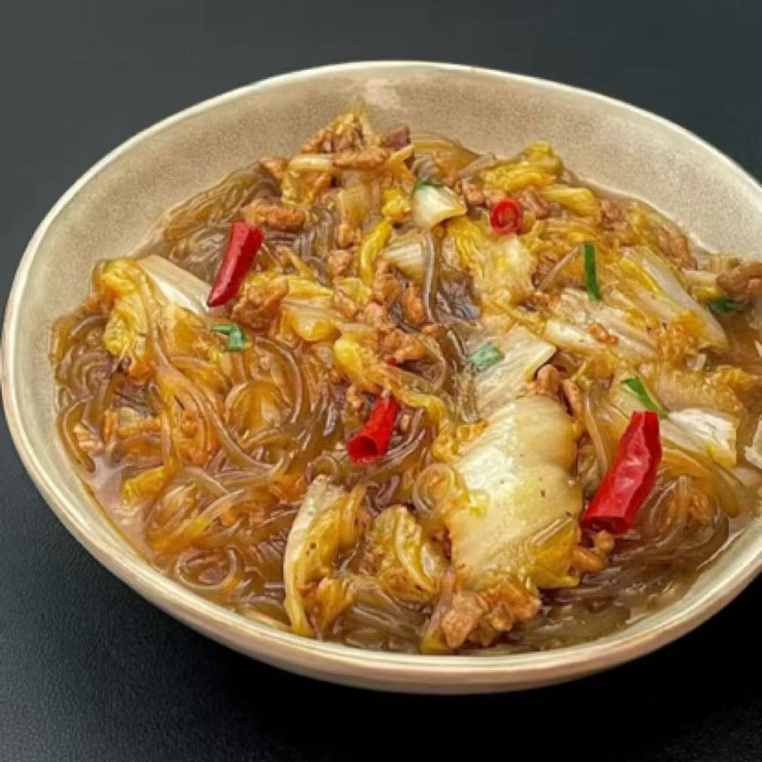 鲜广汇：白菜肉沫粉条